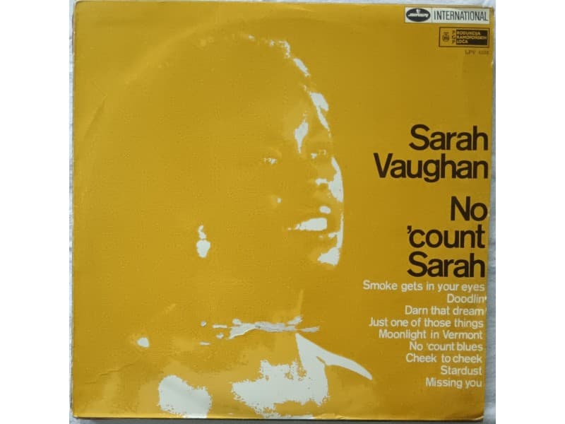 SARAH VAUGHAN — NO `COUNT SARAH