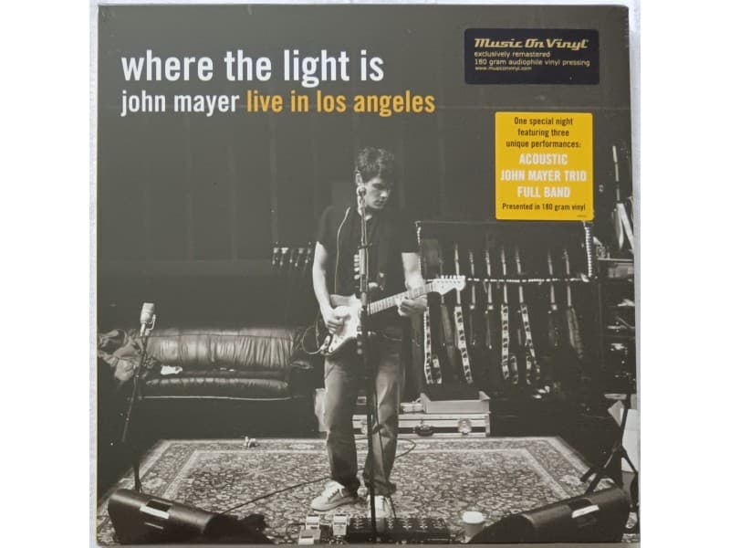 JOHN MAYER — 4LP Box Where the light is - Live (Novo)