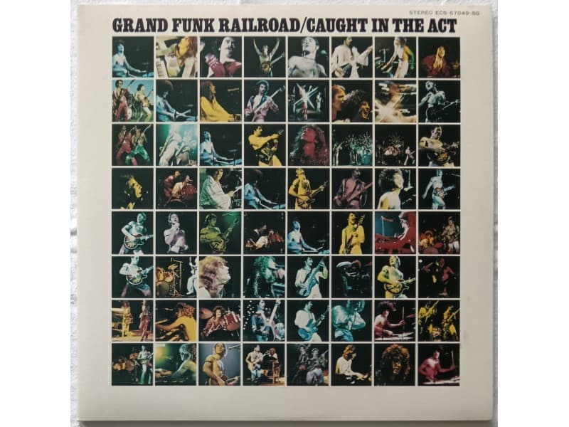 GRAND FUNK RAILROAD — 2LP Caught in the act(Japan Press