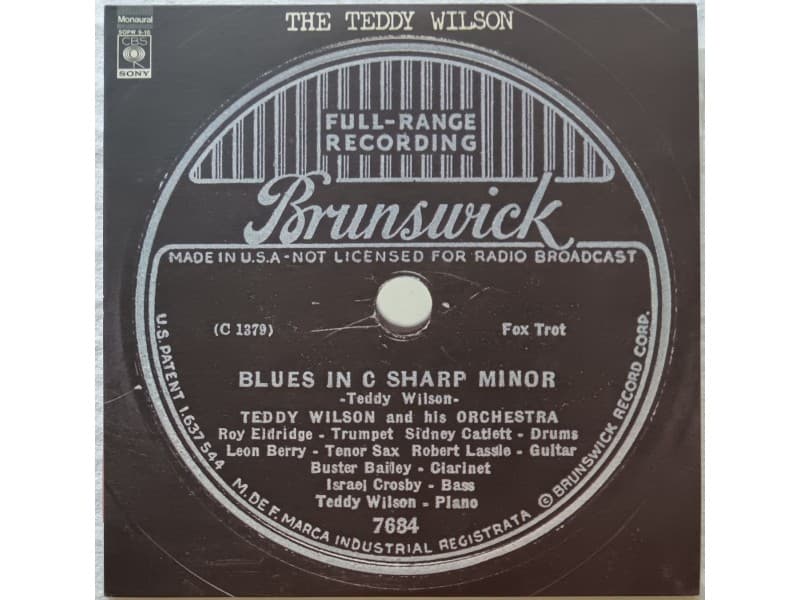 TEDDY WILSON — 2LP TEDDY WILSON (Japan Press !!!)