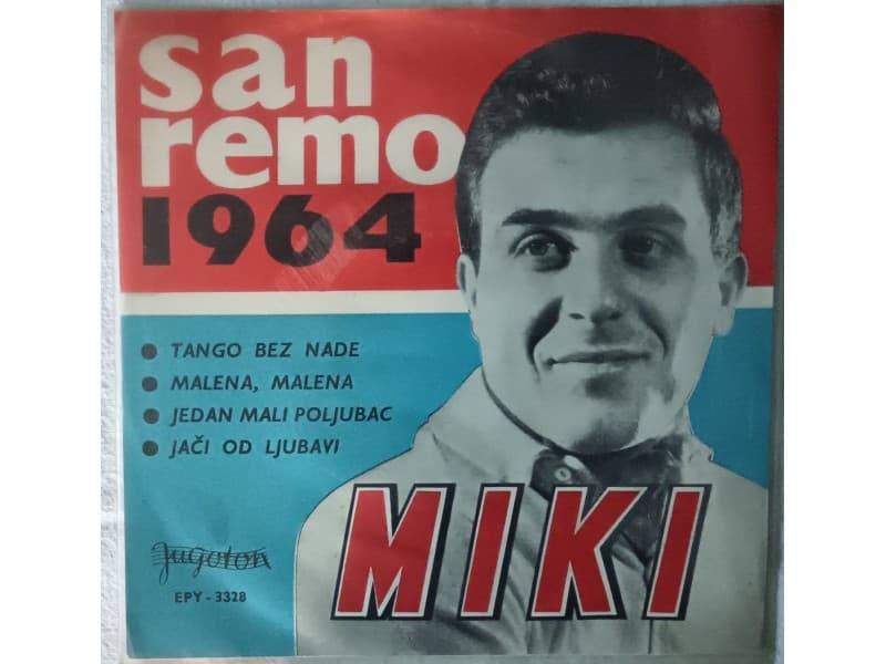 MIKI JEVREMOVIC — SAN REMO 1964 ( Mint !!! )