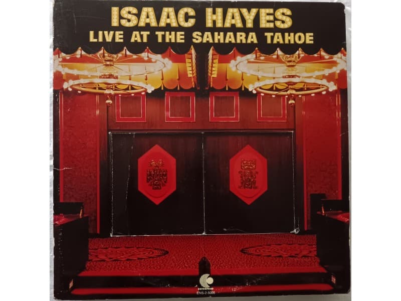 ISAAC HAYES — 2LP LIVE AT THE SAHARA TAHOE