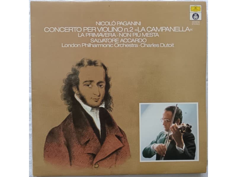 Salvatore Accardo,N.Paganini -Concerto per violino N.2 — —