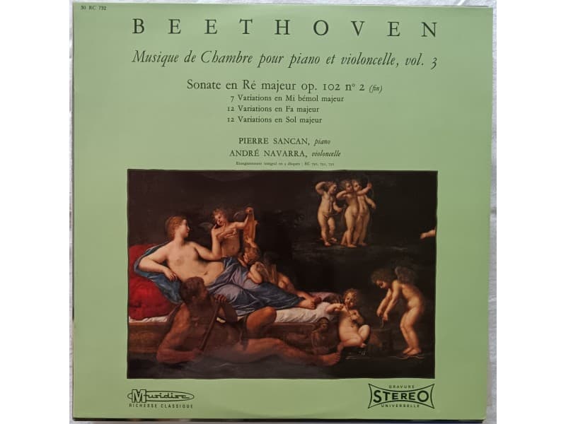 Pierre Sancan, Andre Navarra, Beethoven — Sonate