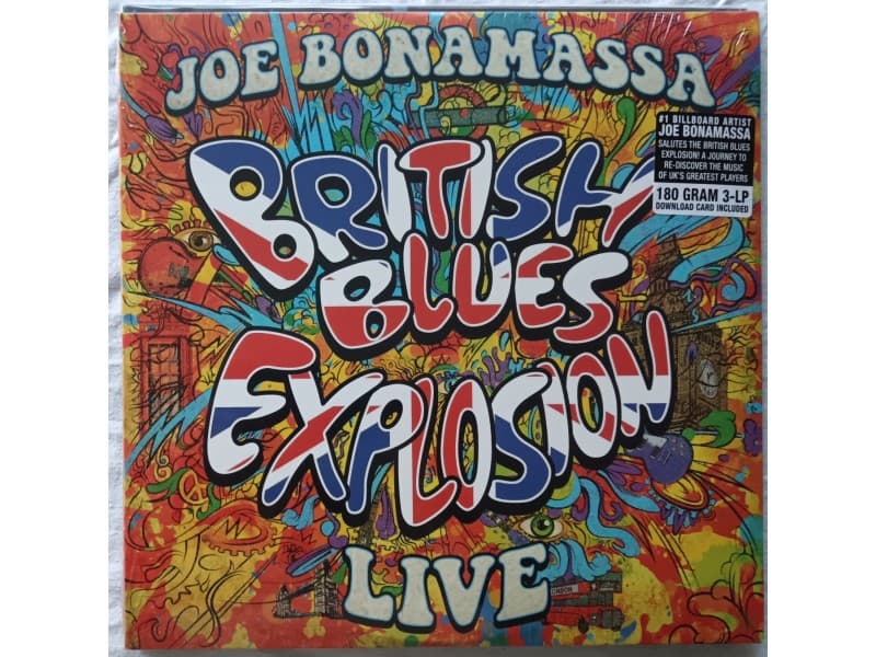Joe Bonamassa — 3LP British blues explosion Live (Novo