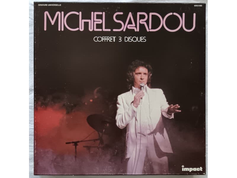 MICHEL SARDOU — 3LP Box COFFRET 3 DISQUES