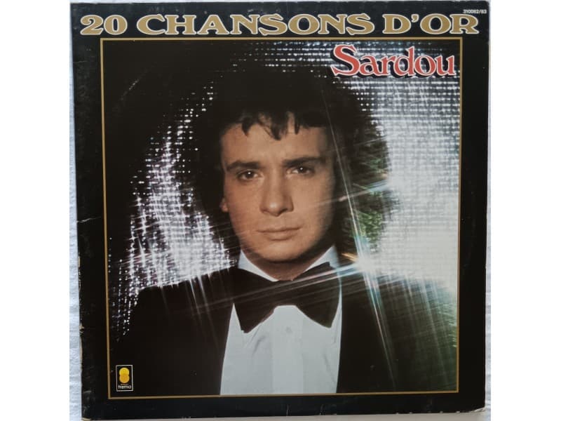 MICHEL SARDOU — 2LP 20 CHANSONS D`OR