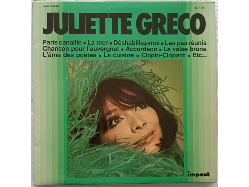JULIETTE GRECO — JULIETTE GRECO ( France)