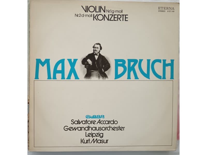 Max Bruch,Salvatore Accardo — Violinkonzerte nr.1/2