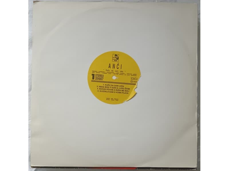 ANCI — KAZU DA SAM LOSA ( Promo Ploca )