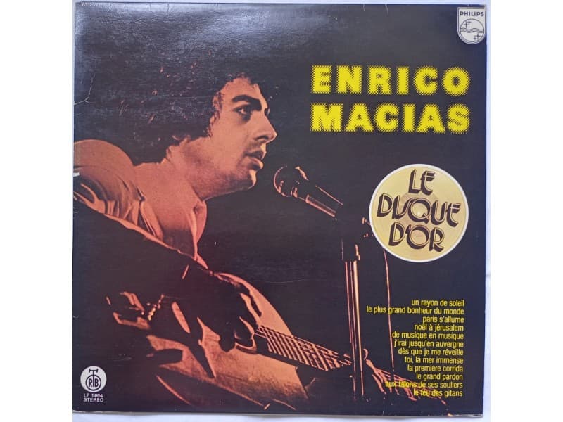 ENRICO MACIAS — LE DISQUE D`OR