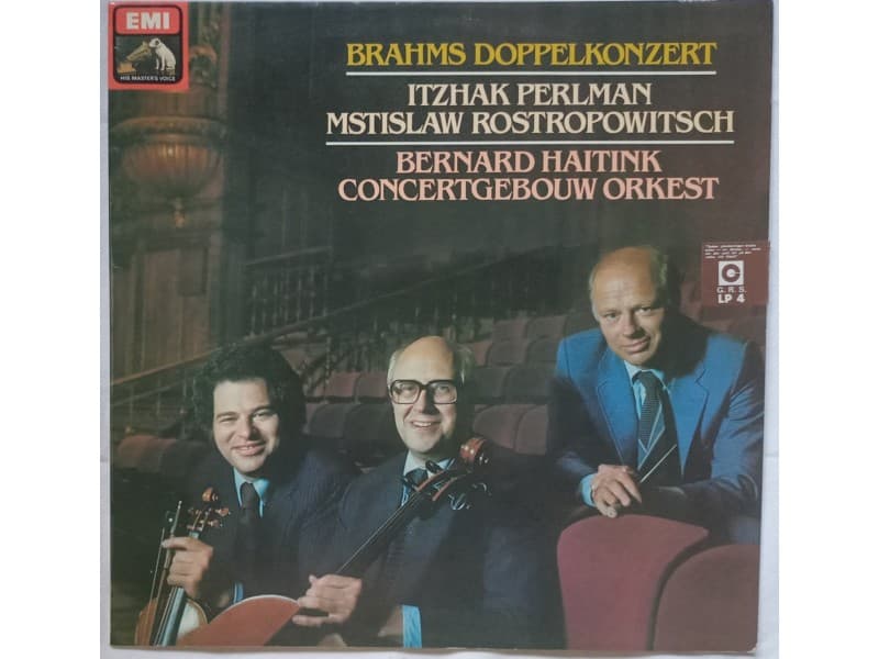 Brahms,Perlman,Rostropovich,Concertgebouw-Double concer — —