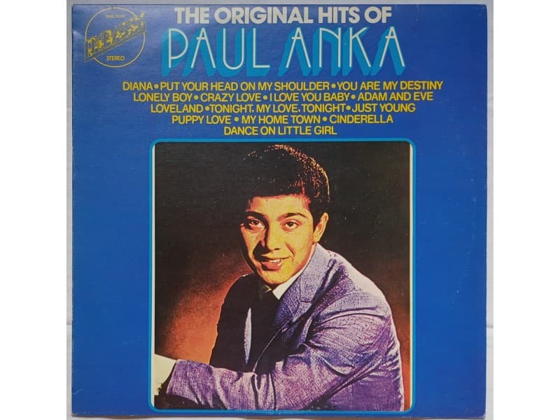 PAUL ANKA — The ORIGINAL HITS OF PAUL ANKA