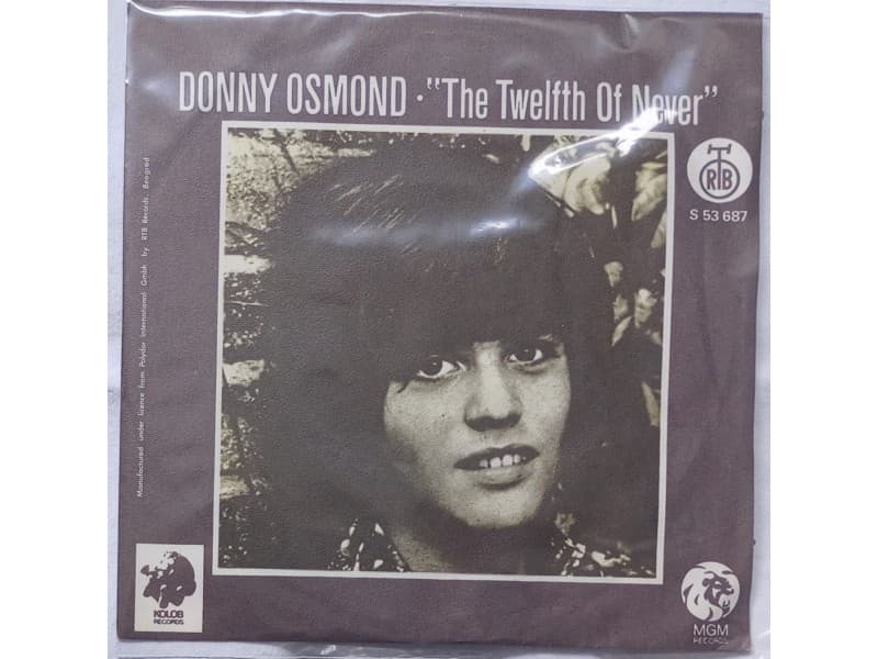 DONNY OSMOND — THE TWELFTH OF NEVER