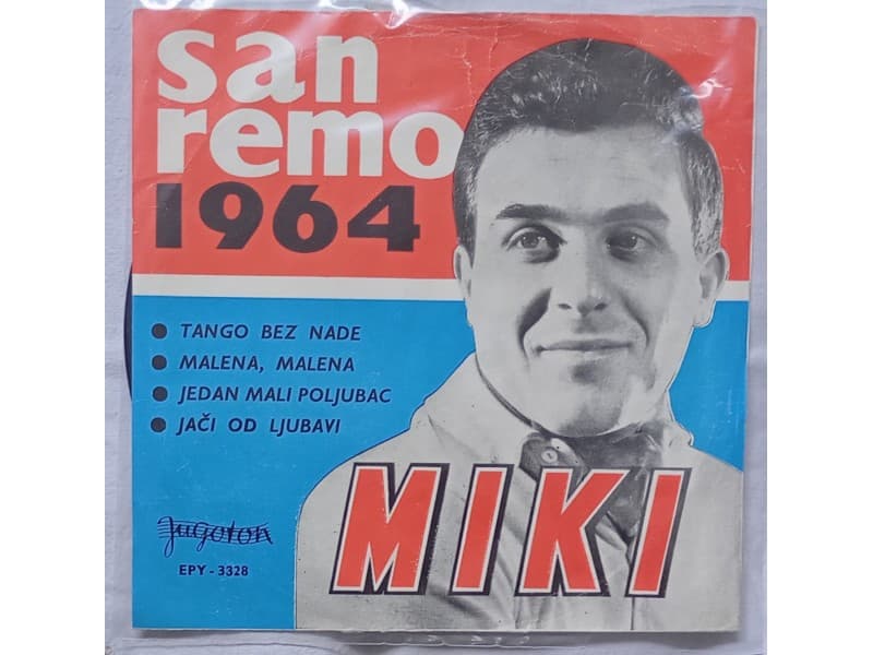 MIKI JEVREMOVIC — SAN REMO 1964