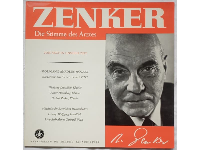 RUDOLF ZENKER — Vom Arzt In Unserer Zeit