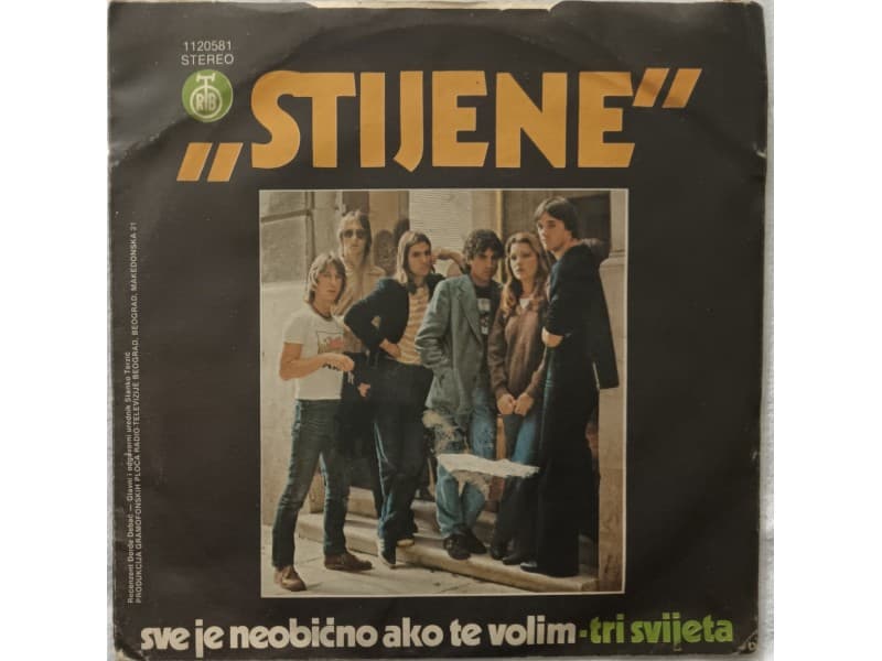 `STIJENE` — Sve je neobicno ako te volim