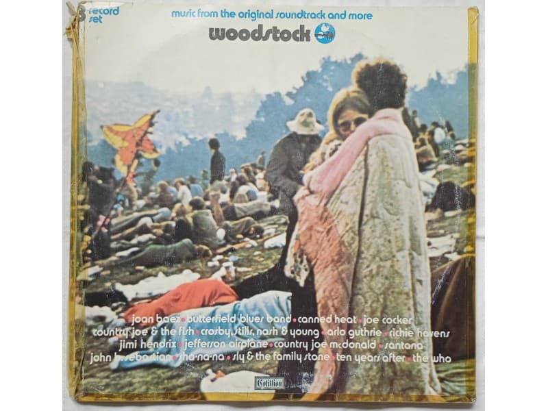 VARIOUS — 3LP WOODSTOCK