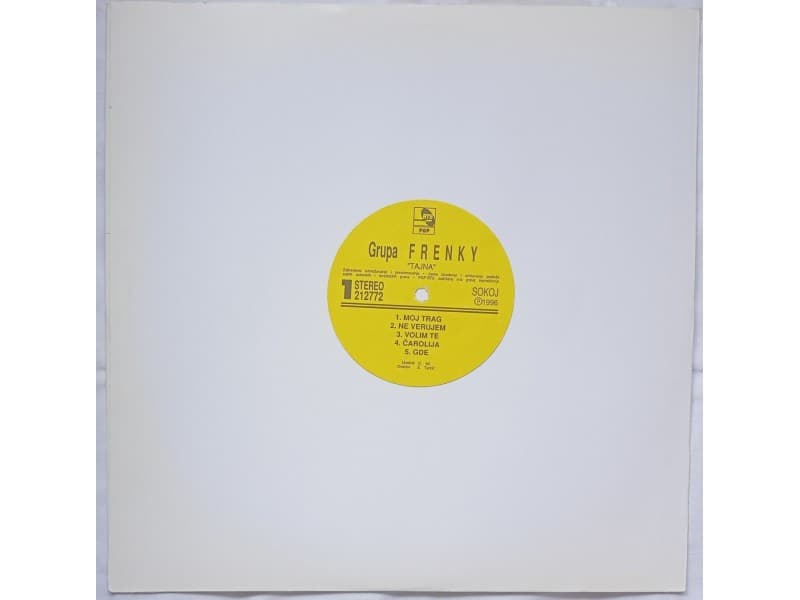 GRUPA FRENKY — TAJNA ( Promo Ploca) (Mint !!! )