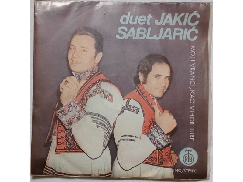 DUET JAKIC-SABLJARIC — Moji vranci, kao vihor jure
