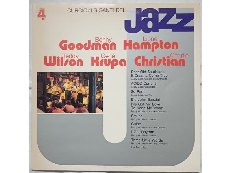 B.Goodman,L.Hampton,T.Wilson,G.Krupa,C.Christian-Jazz 4 — —