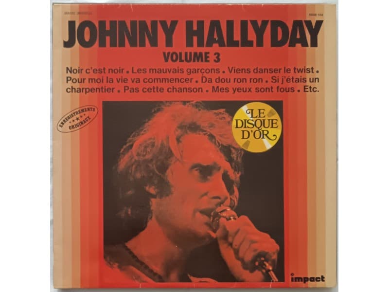 JOHNNY HALLYDAY — VOLUME 3 ( France Press !!! )