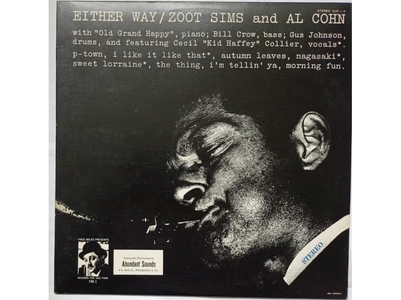 ZOOT SIMS &;; AL COHN — EITHER WAY (Japan Press)