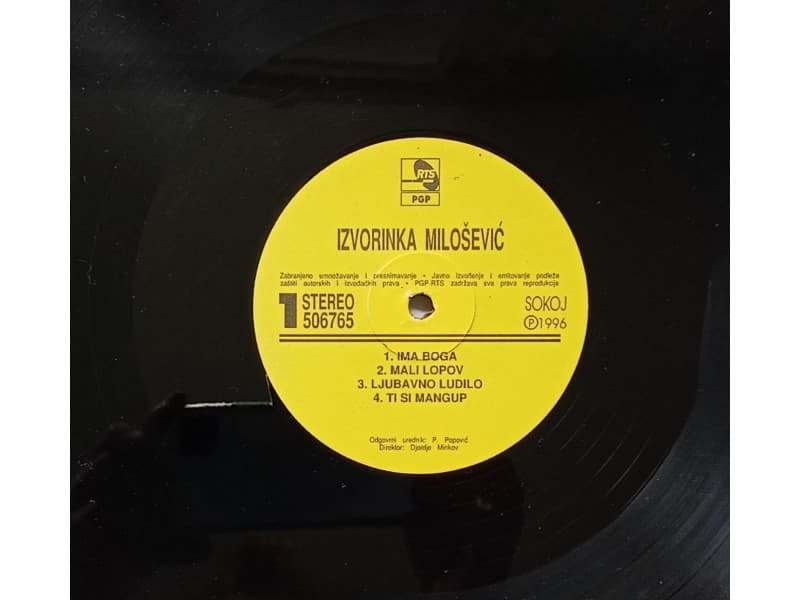 IZVORINKA MILOSEVIC — Izvorinka Milosevic (Ima boga)