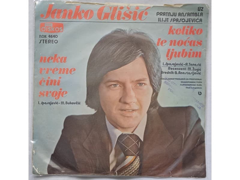 JANKO GLISIC — NEKA VREME CINI SVOJE