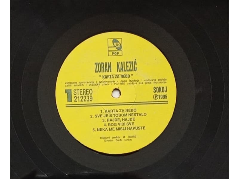 ZORAN KALEZIC — KARTA ZA NEBO