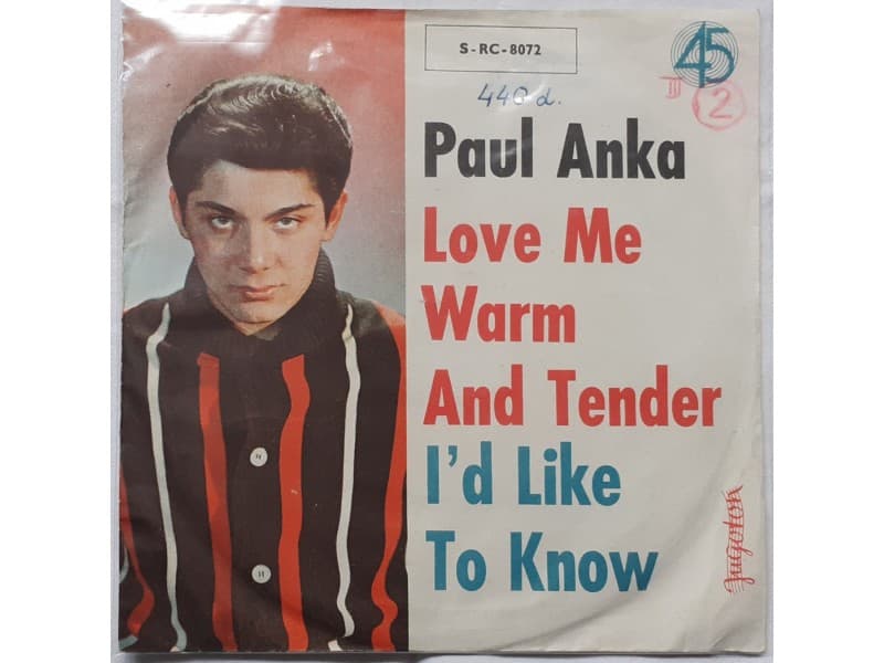 PAUL ANKA — LOVE ME WARM AND TENDER